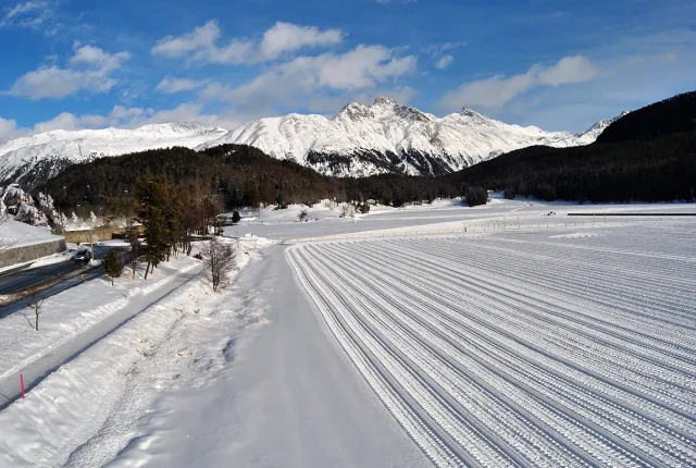 Sankt Moritz Winter Lines, Engadin, Switzerland copy