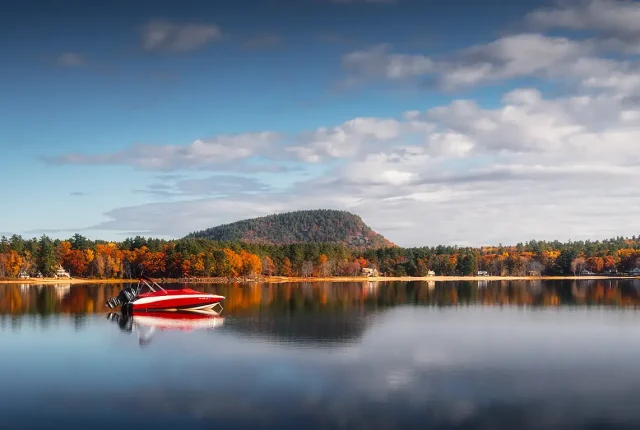 Serenity Of Lovewell Pond, Oxford County, Maine, USA