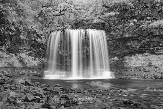 Sgwd yr eira, ystradfellte, brecon beacon, wales