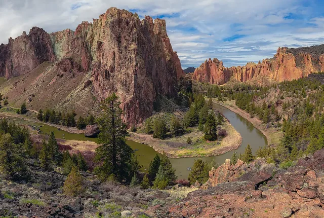 Smith Rock Canyon, Oregon, USA