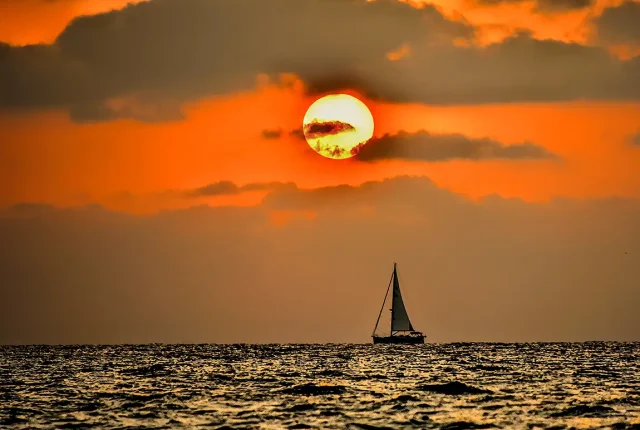 Solitude At Sunset, Tel Aviv, Israel