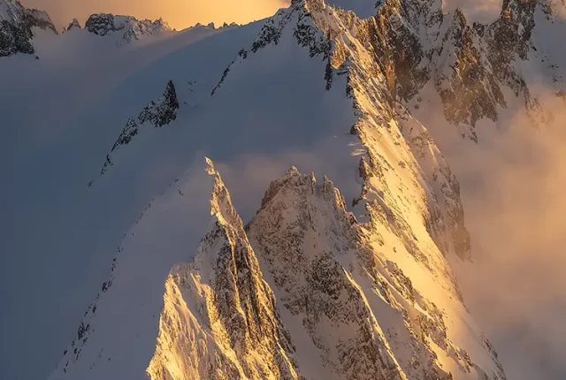 Spire Point To Glacier Peak, North Cascades, Washington State, USA