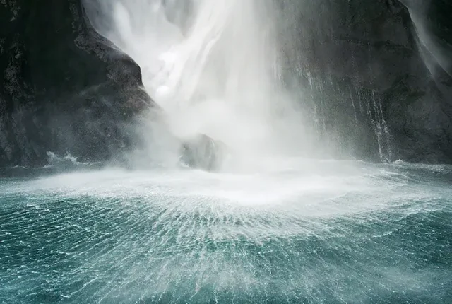 Stirling falls, milford sound, new zealand