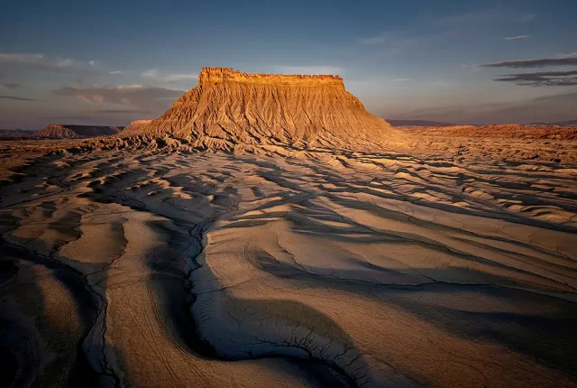Sunrise At Factory Butte, Hanksville Utah, USA