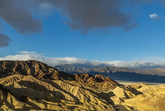 Sunrise At Zabriskie Point, Death Valley National Park, California, USA