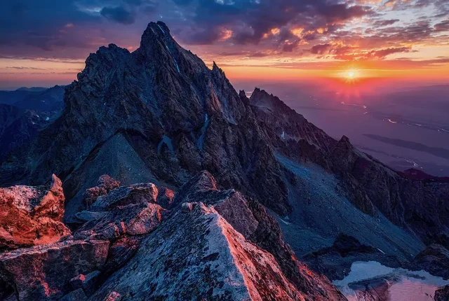 Sunrise Over Grand Teton National Park, Wyoming, USA