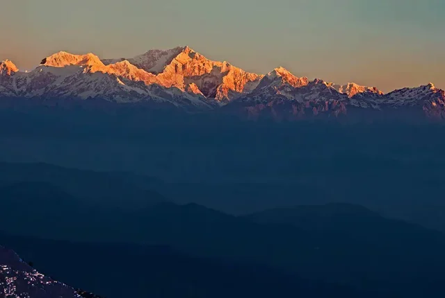 Sunrise Over Kanchenjunga Range, Darjeeling, West Bengal, India