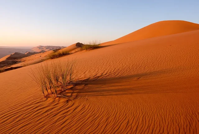 Sunrise Over The Desert, Wahiba Sands, Oman
