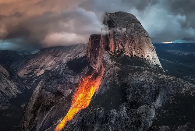Sunset At Glacier Point, Yosemite National Park, California, USA