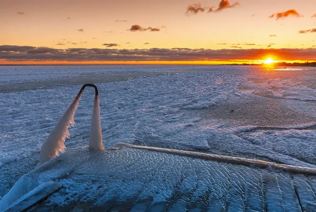 Sunset Beach, Ishoej, Sjaelland, Denmark