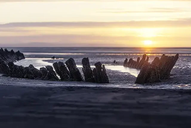 Sunset For The Forgotten, Berrow Beach, England