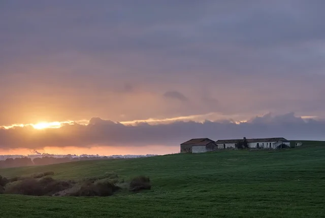Sunset In The Fields, Odemira, Alentejo, Portugal