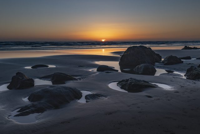 Sunset Over Arch Cape, Oregon, USA