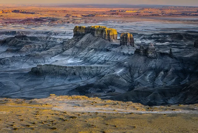 Surreal Moonscape Overlook, Utah, USA