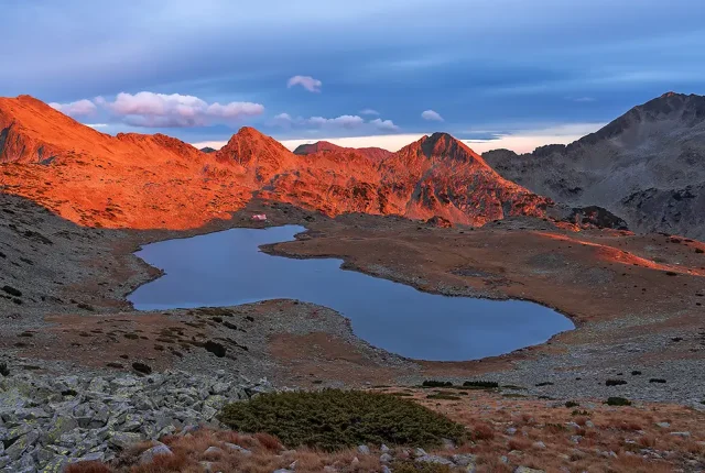Tevno ezero shelter, pirin mountain, bulgaria