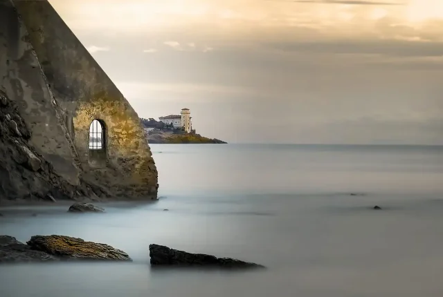 The Silence Window, Quercianella, Livorno, Tuscany, Italy