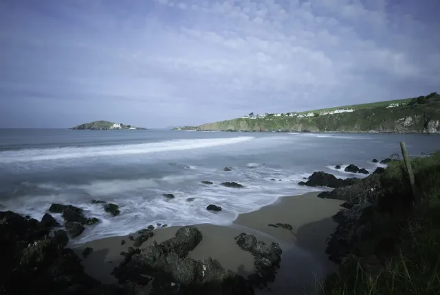 The Tide Coming In, Bantham, Devon, England The tide coming in, bantham, devon, england