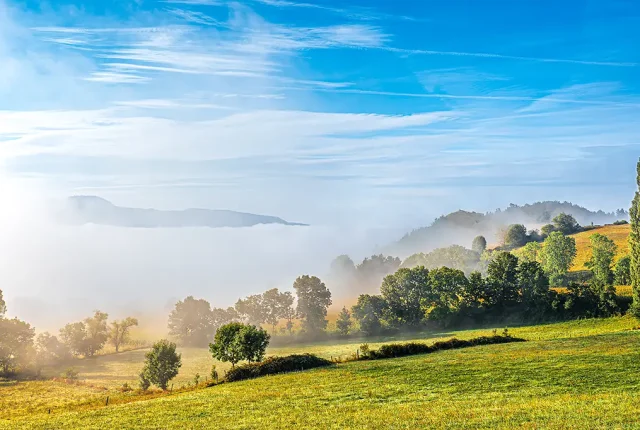 The trapped valley, st privat d'allier, france