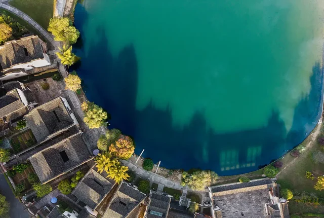 Village Gothic Shadows, She County, Anhui, China