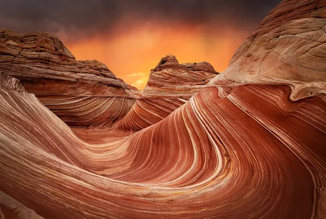 Waves and storms, the wave, arizona, usa
