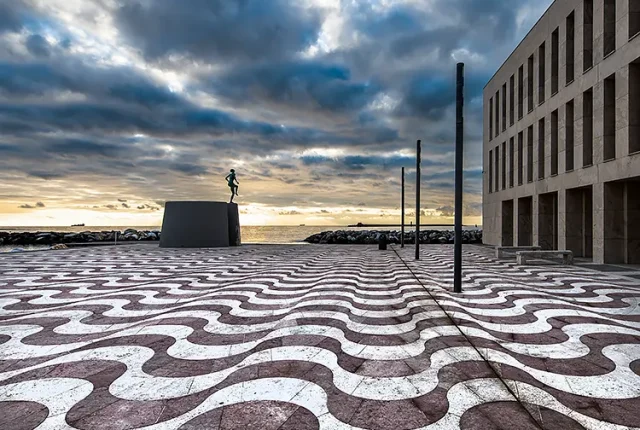 Waves Of Stone, Livorno, Tuscany, Italy