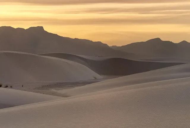 White Sands Sunset, White Sands National Park, New Mexico, USA