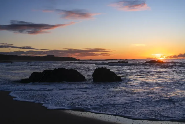 Winter Sunset At The Beach, Almograve, Alentejo, Portugal