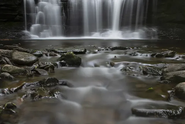 Wyandot falls, ricketts glen state park, pennsylvania, usa