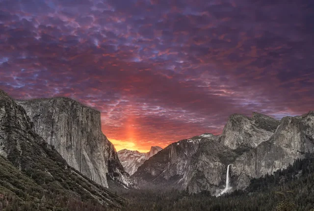 Yosemite Valley Sunrise, California, USA