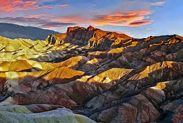 Zabriskie point view, death valley national park, ca, usa